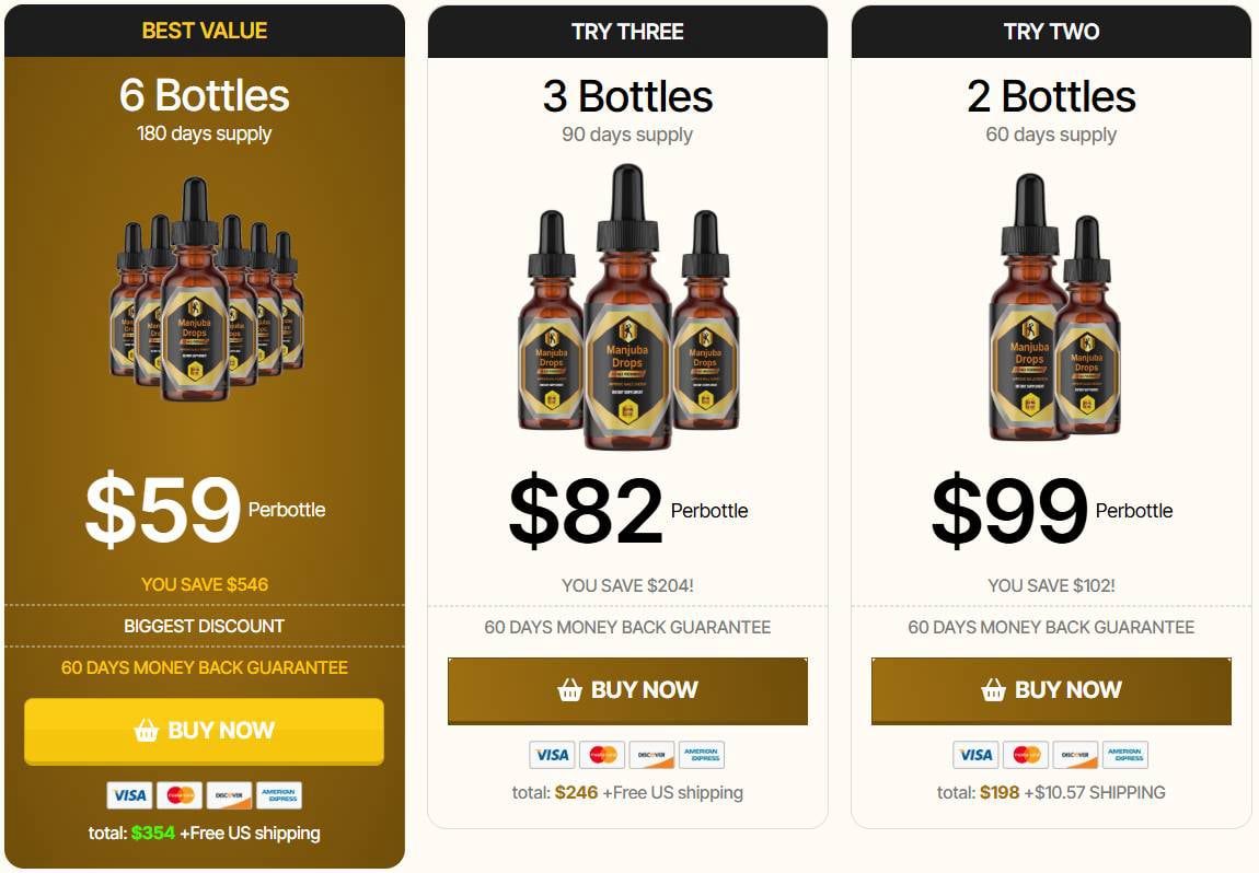 Manjuba Drops  Order